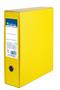 Lever arch file with case, 75 mm, A4, cardboard, VICTORIA OFFICE, yellow
